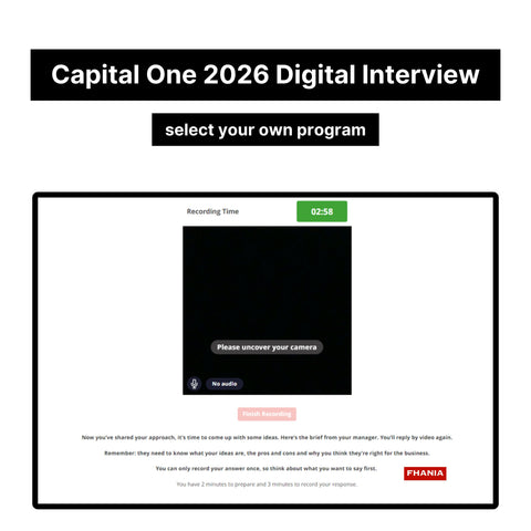 2026 Capital One Virtual Job Tryout Online Test and Digital Interview Tutorials
