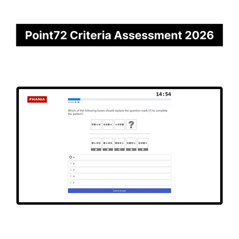 2026 Point72 Academy Criteria Assessment Exact Questions and Answers