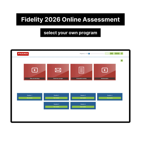 2026 Fidelity International Online Assessment Tutorials