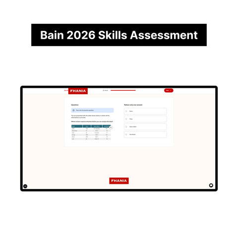 2026 Bain Online Assessment and Written Case Exact Questions and Answers