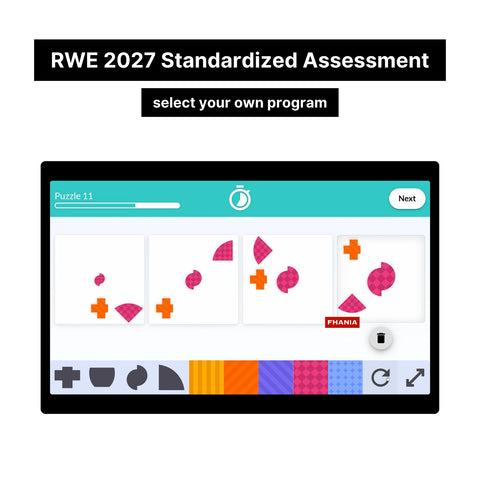 2027 RWE Standardised Assessment Online Analytics Test and Tutorials