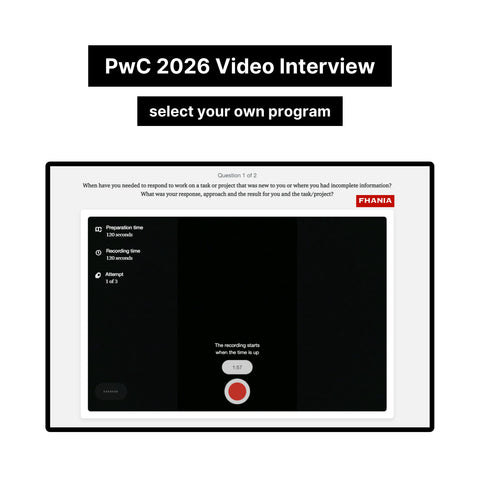 2026 PwC Online Assessment | Video Interview Tutorials