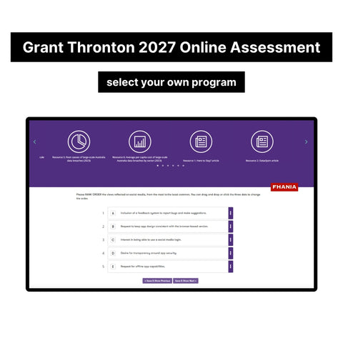 2027 Grant Thornton Online Assessment and Video Interview Tutorials
