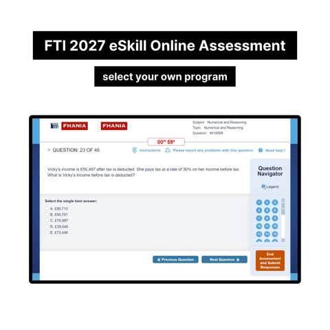 2027 FTI Consulting Pre-recorded Video Interview & Online Assessment Tutorials