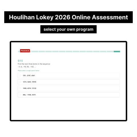 2026 Houlihan Lokey Online Assessment Exact Questions & Answers