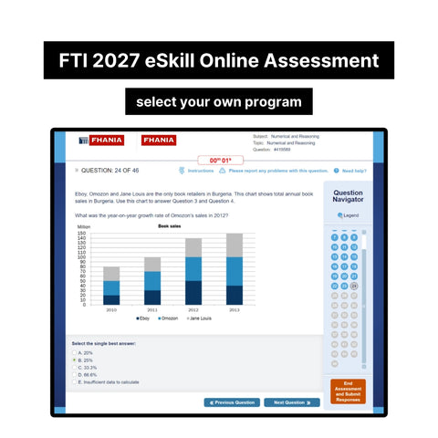 2027 FTI Consulting Pre-recorded Video Interview & Online Assessment Tutorials