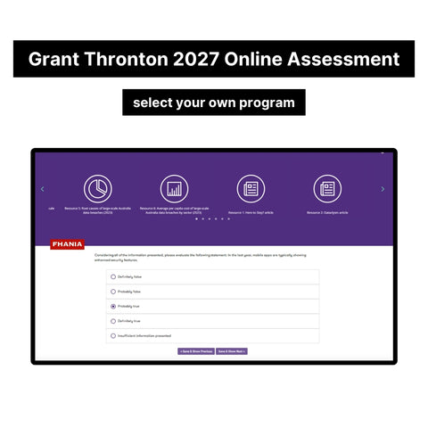 2027 Grant Thornton Online Assessment and Video Interview Tutorials