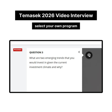 2026 Temasek Online Assessment & Video Interview Answers