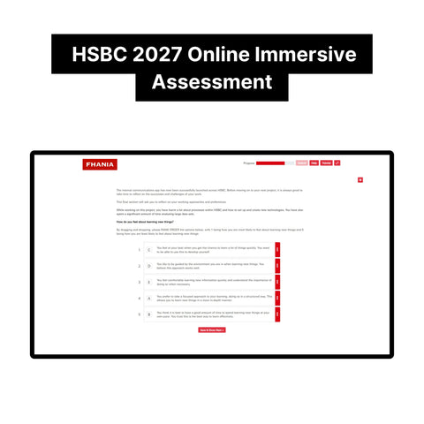 2027 HSBC Online Immersive Assessment and Job Simulation Tutorials