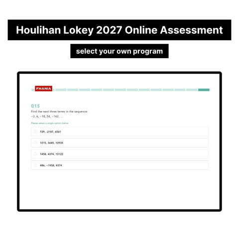 2027 Houlihan Lokey Online Assessment Exact Questions & Answers
