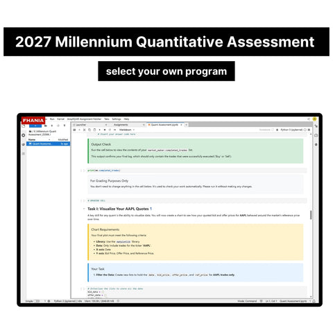 2027 Millennium Caliper Assessment and Quantitative Assessment Exact Questions and Answers