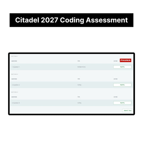 2027 Citadel Online Assessment and Coding Challenge Tutorials