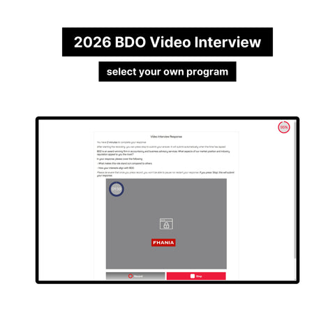 2026 BDO Interactive Assessment Online Assessment Exact Questions and Answers