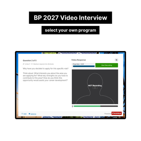 2027 BP Video Interview and Online Assessment Exact Questions and Answers