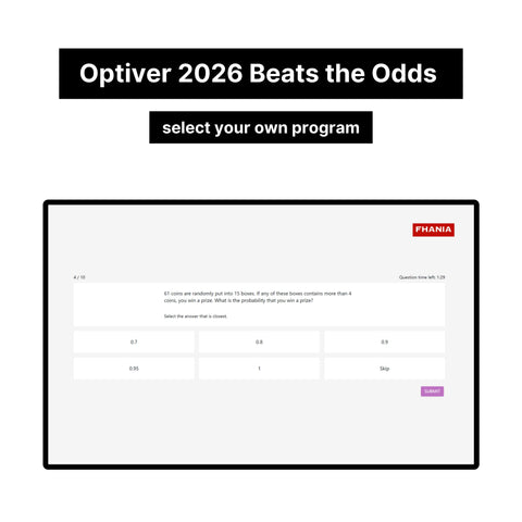 2026 Optiver Online Assessment Exact Questions & Answers