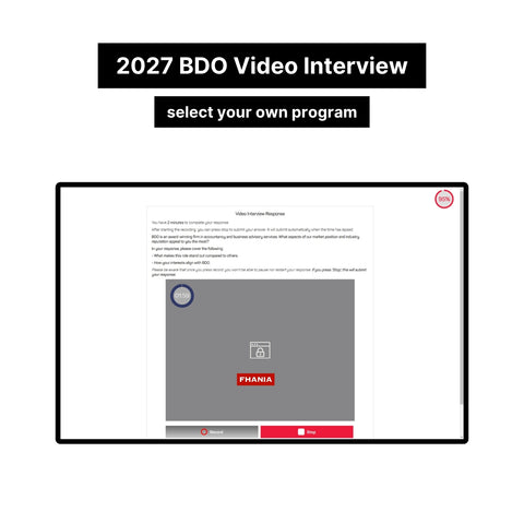 2027 BDO Interactive Assessment Online Assessment Exact Questions and Answers