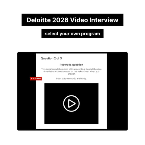 2026 Deloitte Immersive Online Assessment, Job Simulation and Video Interview Tutorials