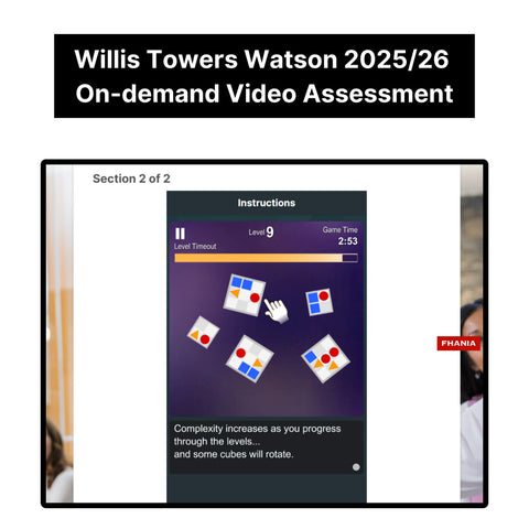 2026 Willis Towers Watson WTW On-demand Video Assessment Exact Questions and Answers