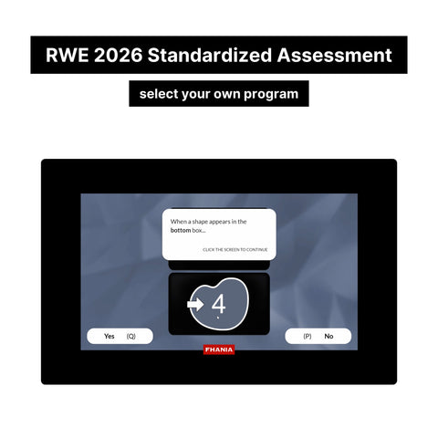 2026 RWE Standardised Assessment Online Analytics Test and Tutorials