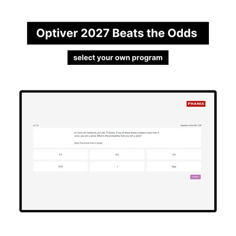 2027 Optiver Online Assessment Exact Questions & Answers