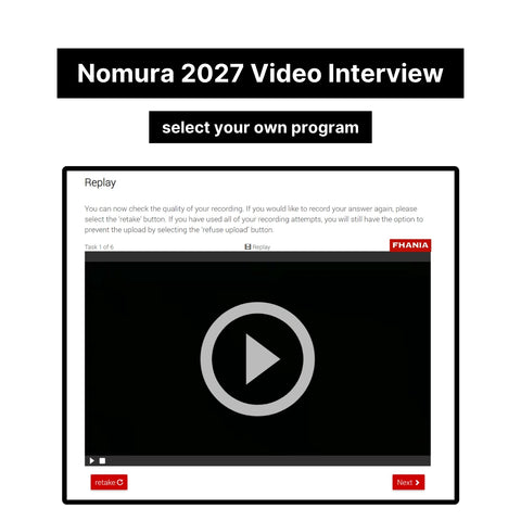 2027 Nomura Online Assessment and Video Interview Exact Questions