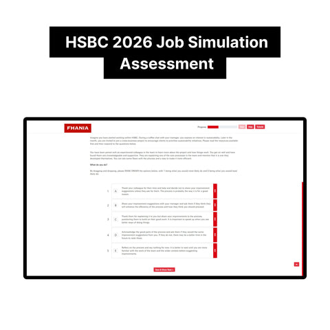2026 HSBC Online Immersive Assessment and Job Simulation Tutorials