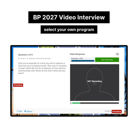 2027 BP Video Interview and Online Assessment Exact Questions and Answers