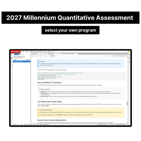 2027 Millennium Caliper Assessment and Quantitative Assessment Exact Questions and Answers
