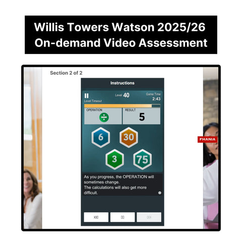 2026 Willis Towers Watson WTW On-demand Video Assessment Exact Questions and Answers