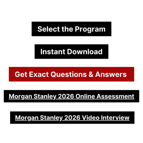 2026 Morgan Stanley Online Assessment and Video Interview Tutorials