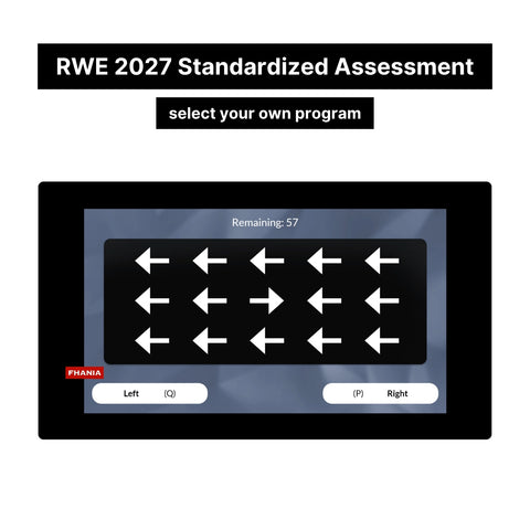 2027 RWE Standardised Assessment Online Analytics Test and Tutorials