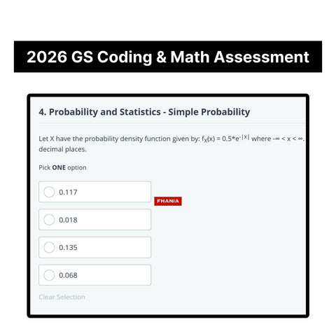 2026 Goldman Sachs Video Interview, Coding & Math Online Assessment Answers