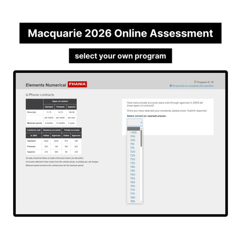 2026 Macquarie Online Psychometric Assessment Tutorials