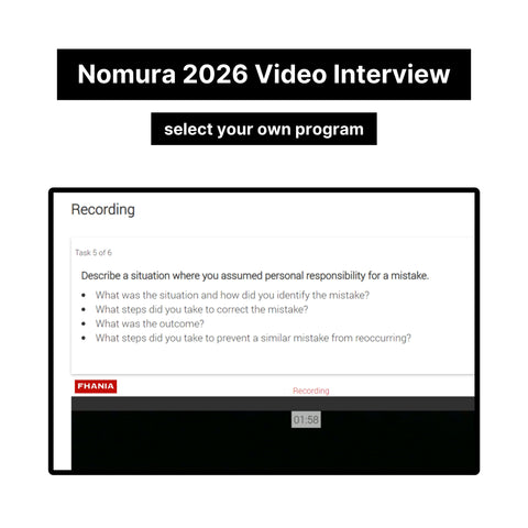 2026 Nomura Online Assessment and Video Interview Exact Questions