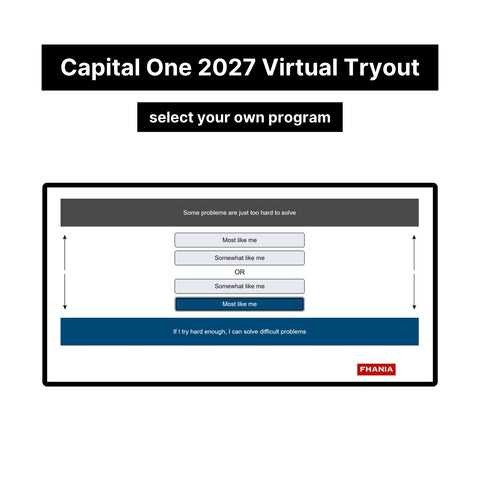 2027 Capital One Virtual Job Tryout Online Test and Digital Interview Tutorials