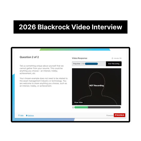 2026 BlackRock Pre-interview Assessment - Virtual Cover Letter | Coding Technical Challenge Answers