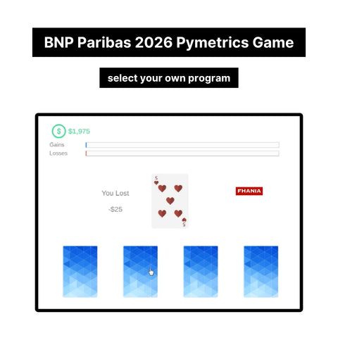 2027 BNP Paribas Online Test and Pymetrics Test Tutorials