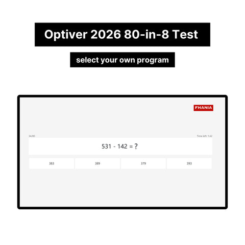 2026 Optiver Online Assessment Exact Questions & Answers