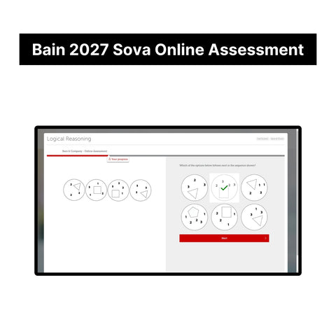 2027 Bain Online Assessment and Written Case Exact Questions and Answers