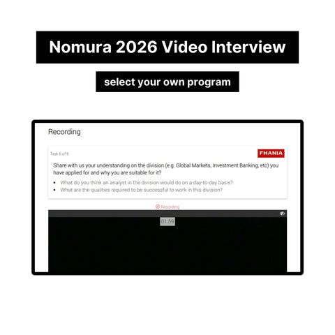 2026 Nomura Online Assessment and Video Interview Exact Questions