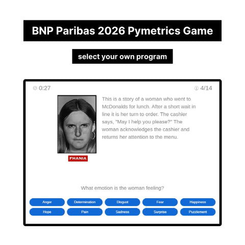2027 BNP Paribas Online Test and Pymetrics Test Tutorials