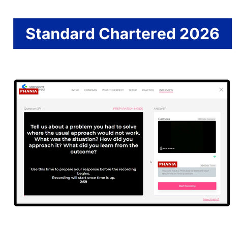 2026 Standard Chartered Pymetrics Online Assessment & Video Interview Tutorials