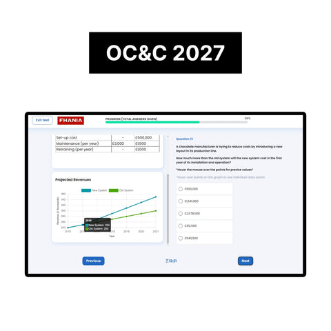 2027 OC&C Strategy Consultants Online Test Tutorials (One-Way Video Assessment and Mapped Test)