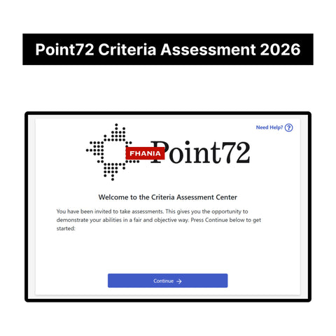 2026 Point72 Academy Criteria Assessment Exact Questions and Answers