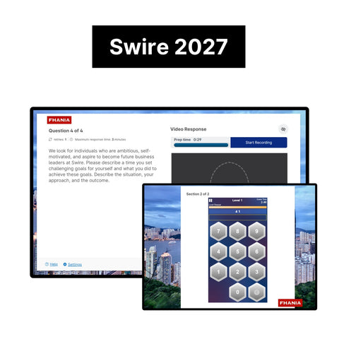 2027 Swire Group Video Interview and Online Assessment Exact Questions and Answers