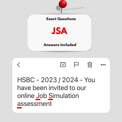 2024 HSBC Online Immersive Assessment | Job Simulation Assessment Tutorials - Offer
