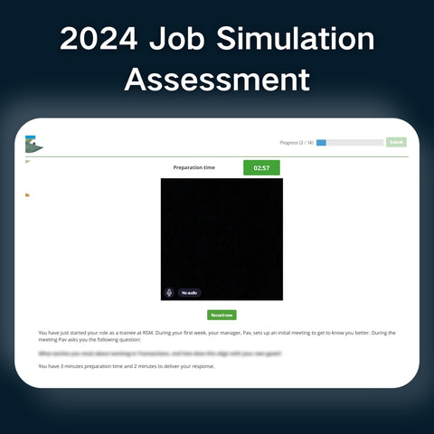 2024 RSM Online Assessment | Job Simulation Assessment Tutorials - Offer