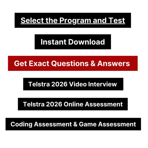 2026 Telstra Online Assessment | Video Interview Tutorials