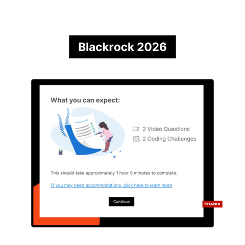 2026 BlackRock Pre-interview Assessment - Virtual Cover Letter | Coding Technical Challenge Answers