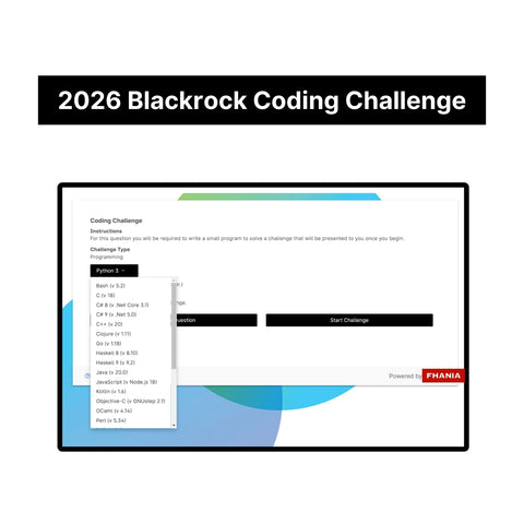 2026 BlackRock Pre-interview Assessment - Virtual Cover Letter | Coding Technical Challenge Answers